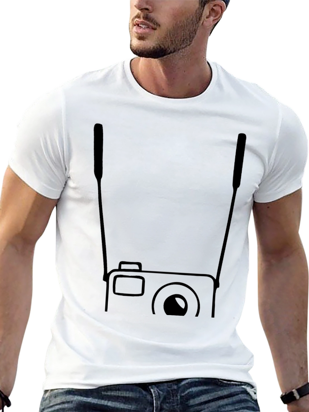 Camera Graphic Tee - Photographer Shirt