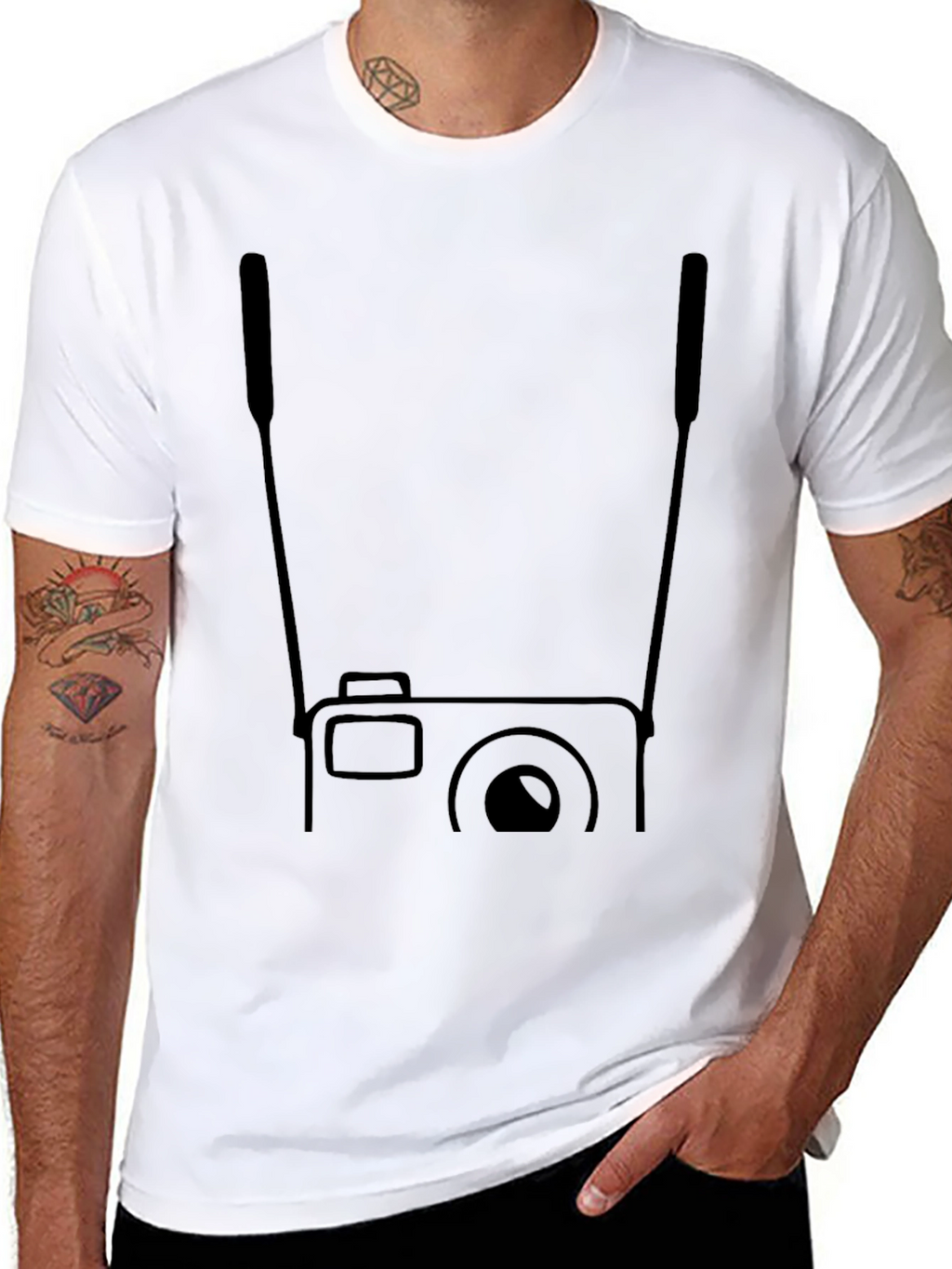 Camera Graphic Tee - Photographer Shirt