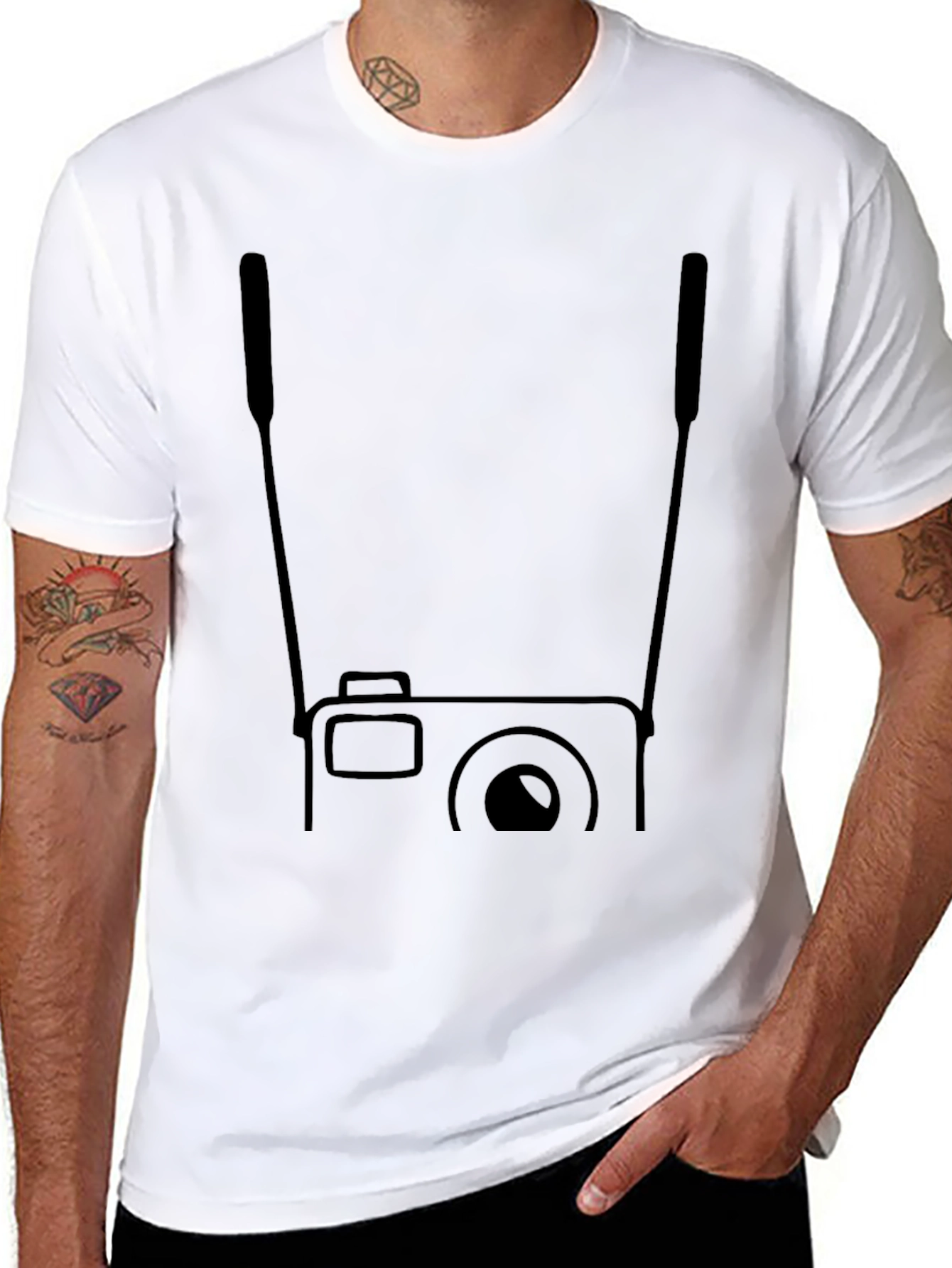 Camera Graphic Tee - Photographer Shirt