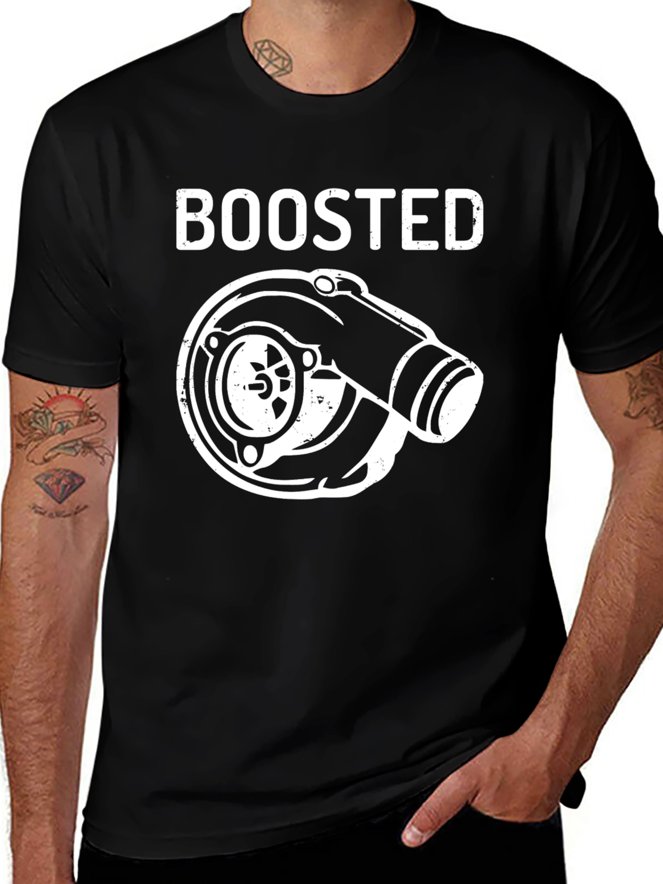 Boosted Turbo Graphic Tee - Mens Black T-Shirt
