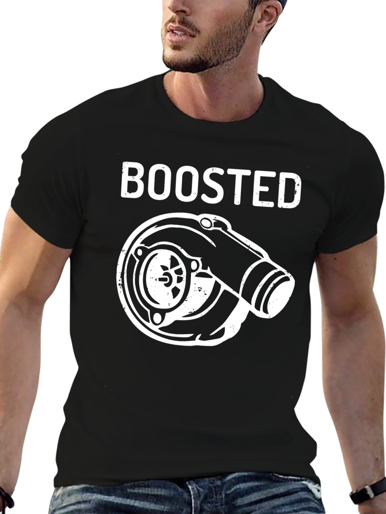Boosted Turbo Graphic Tee - Mens Black T-Shirt