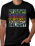 Anxiety Sarcasm Delight T-Shirt