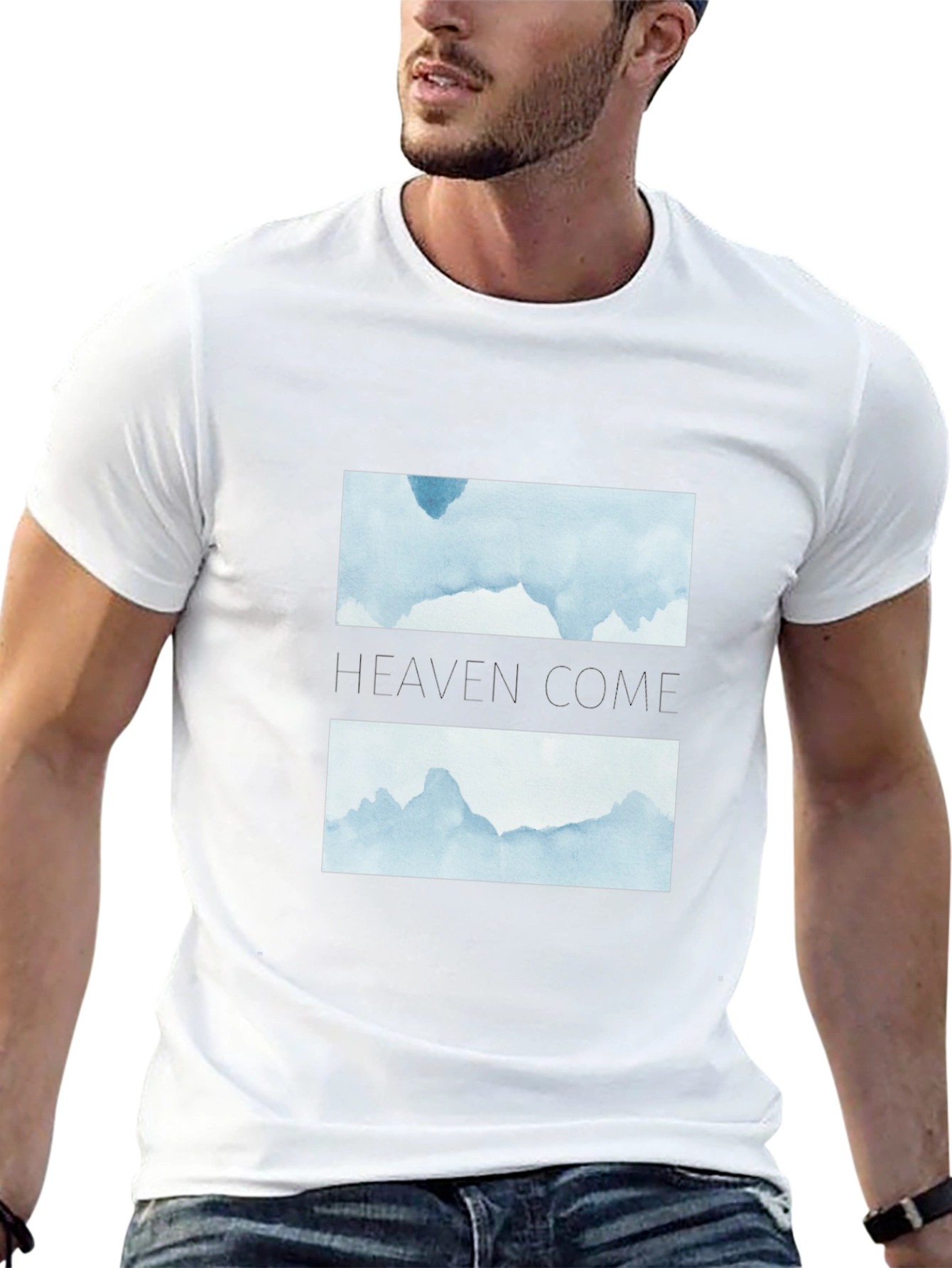Heaven Come Black Graphic Tee