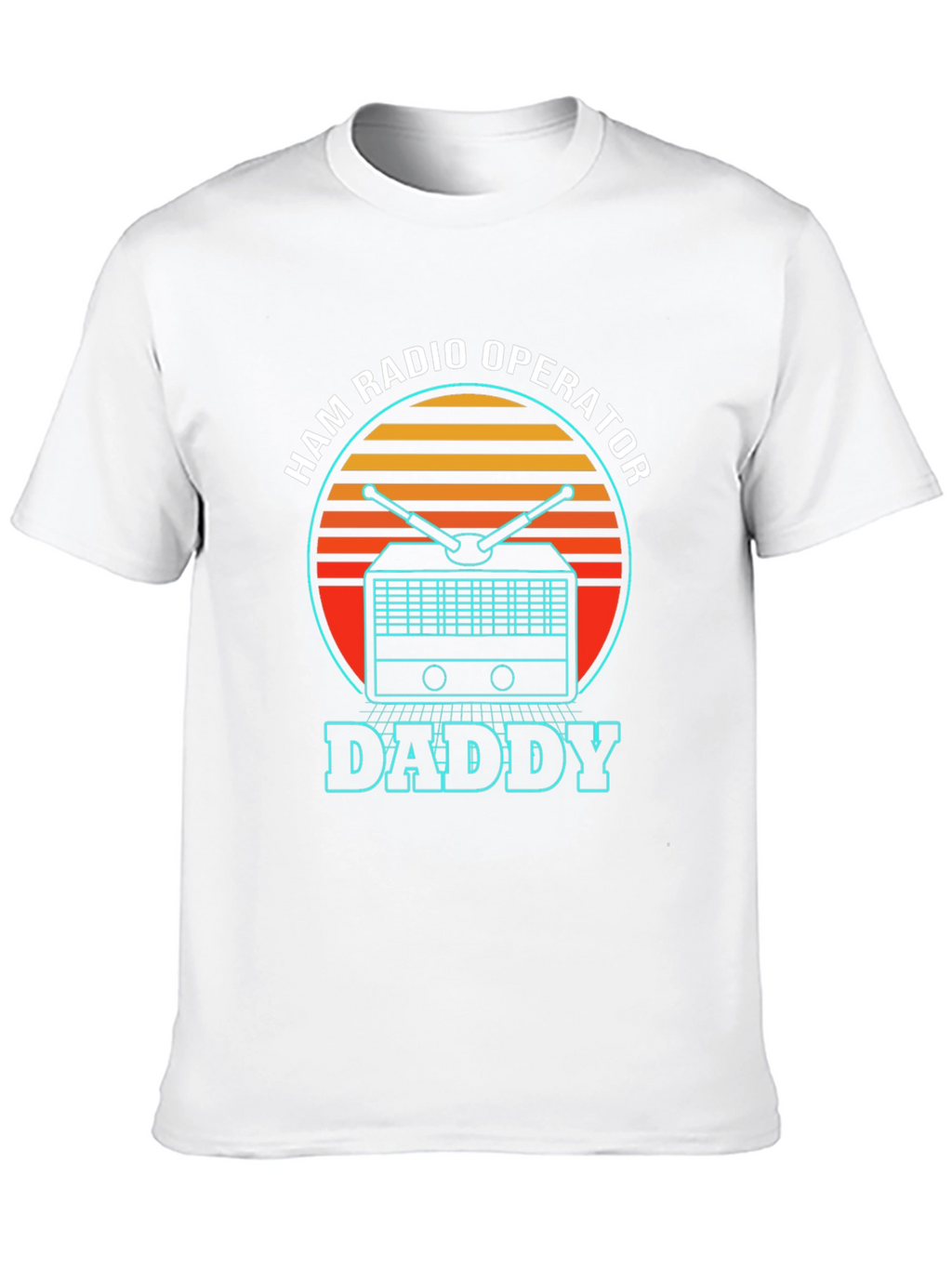 Ham Radio Operator Daddy T-Shirt - Retro Design