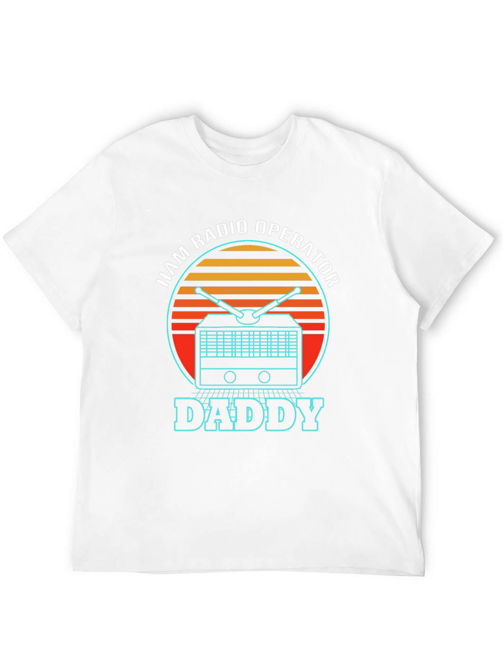 Ham Radio Operator Daddy T-Shirt - Retro Design