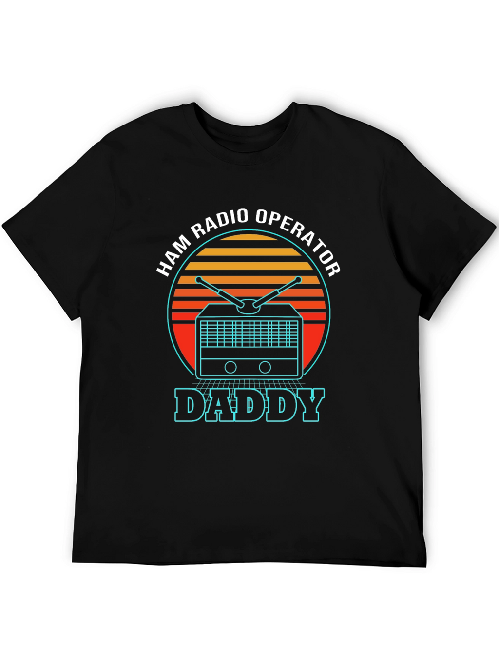 Ham Radio Operator Daddy T-Shirt - Retro Design