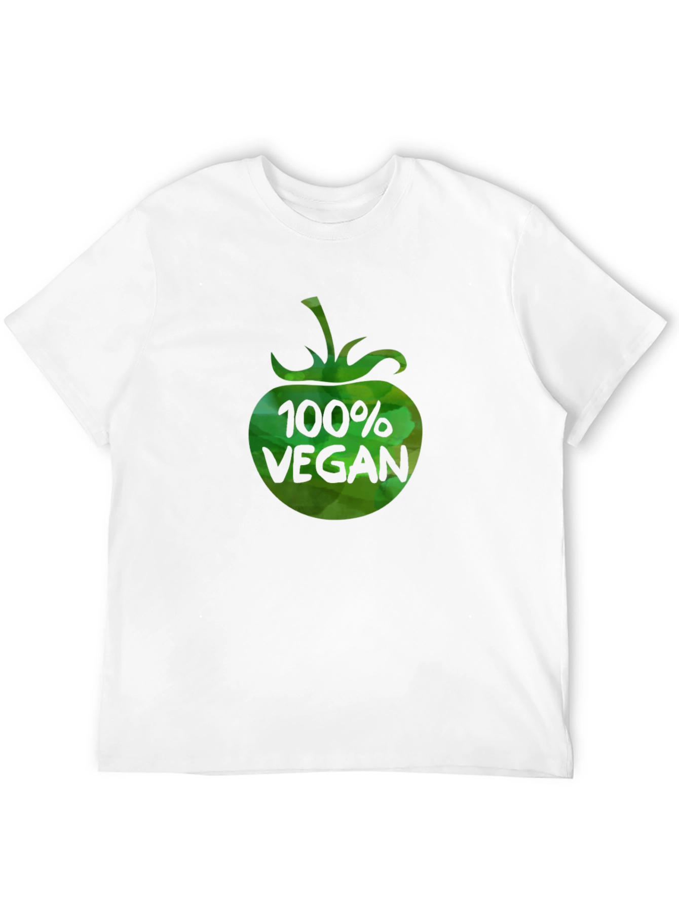 100% Vegan Graphic T-Shirt - Black