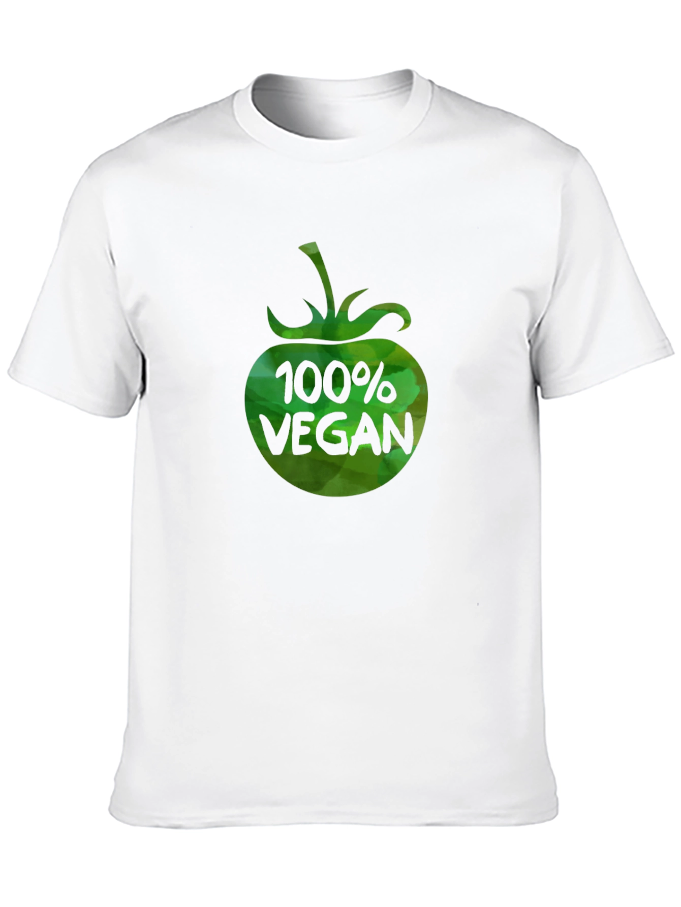 100% Vegan Graphic T-Shirt - Black