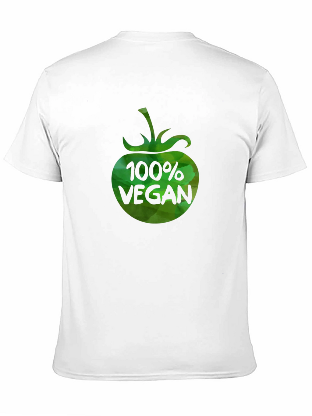100% Vegan Graphic T-Shirt - Black