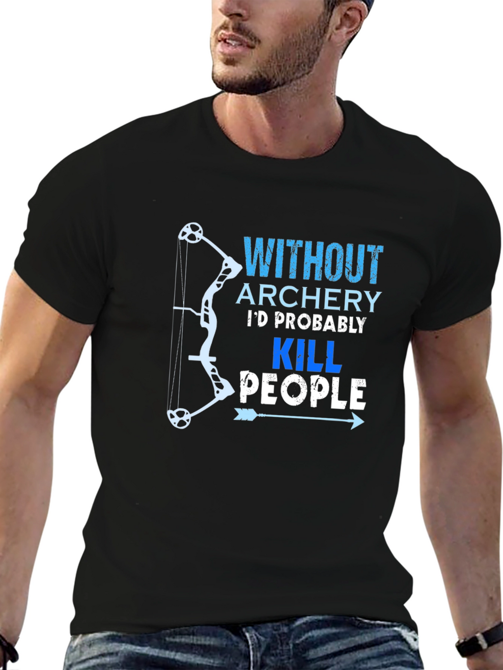 Archery Humor Graphic T-Shirt