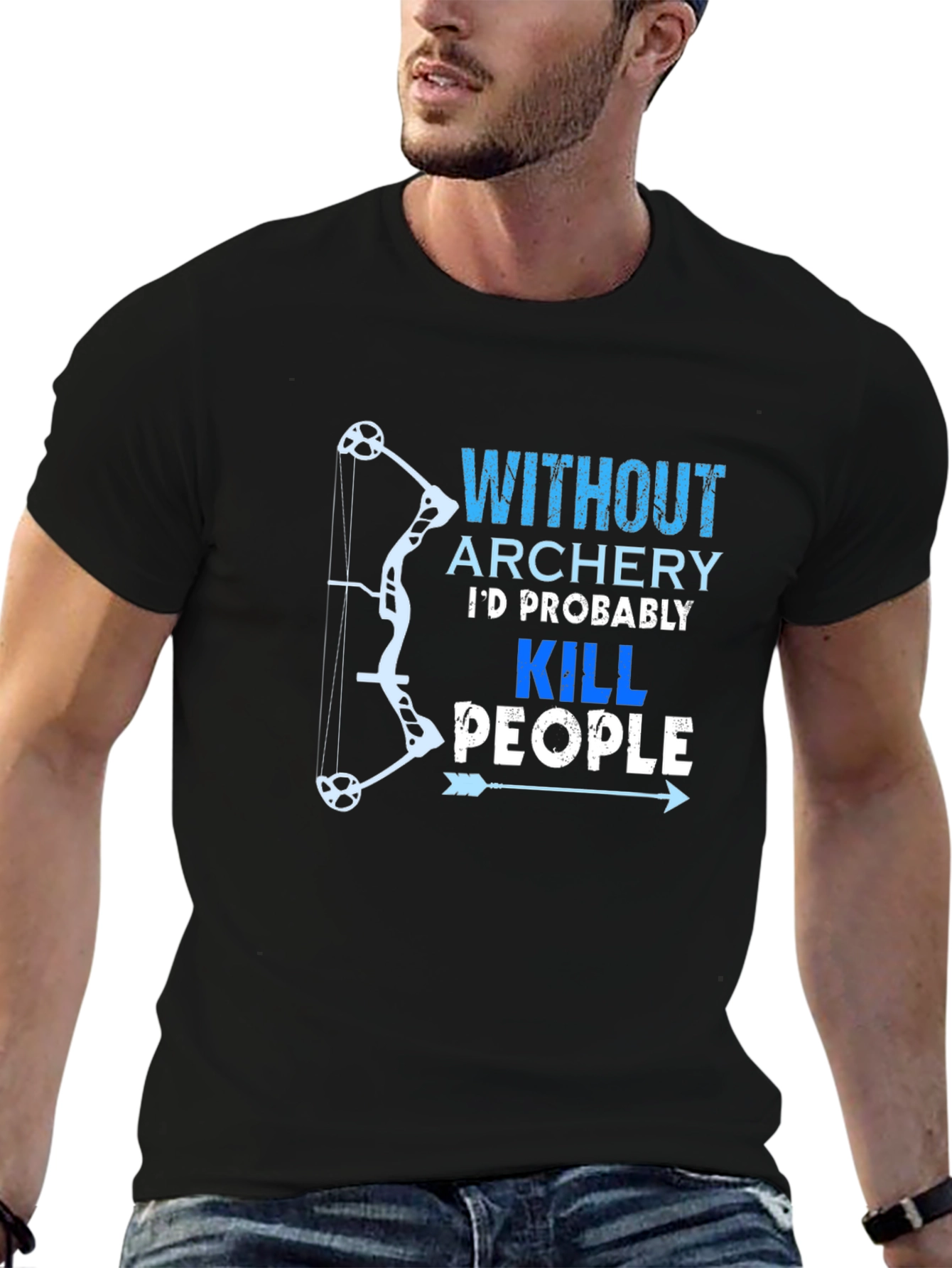 Archery Humor Graphic T-Shirt