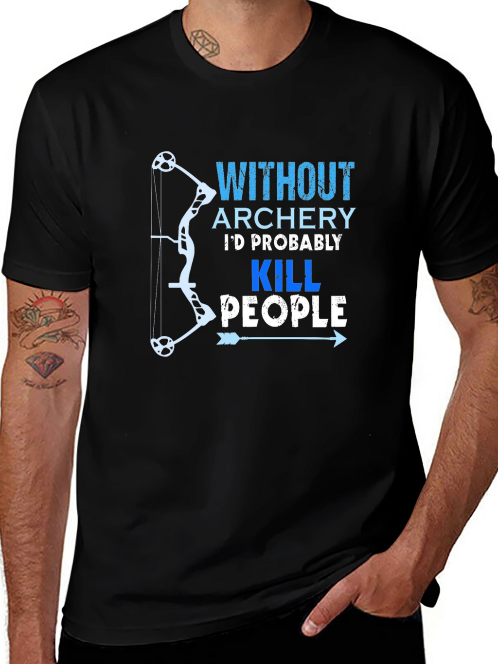 Archery Humor Graphic T-Shirt
