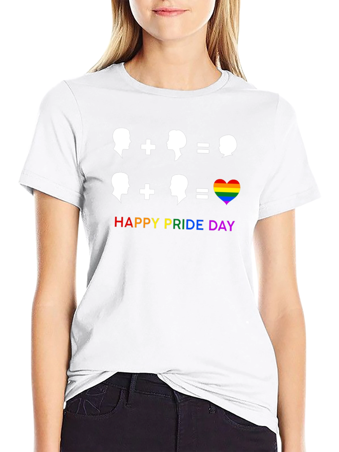Happy Pride Day T-Shirt - Love Makes a Family Tee