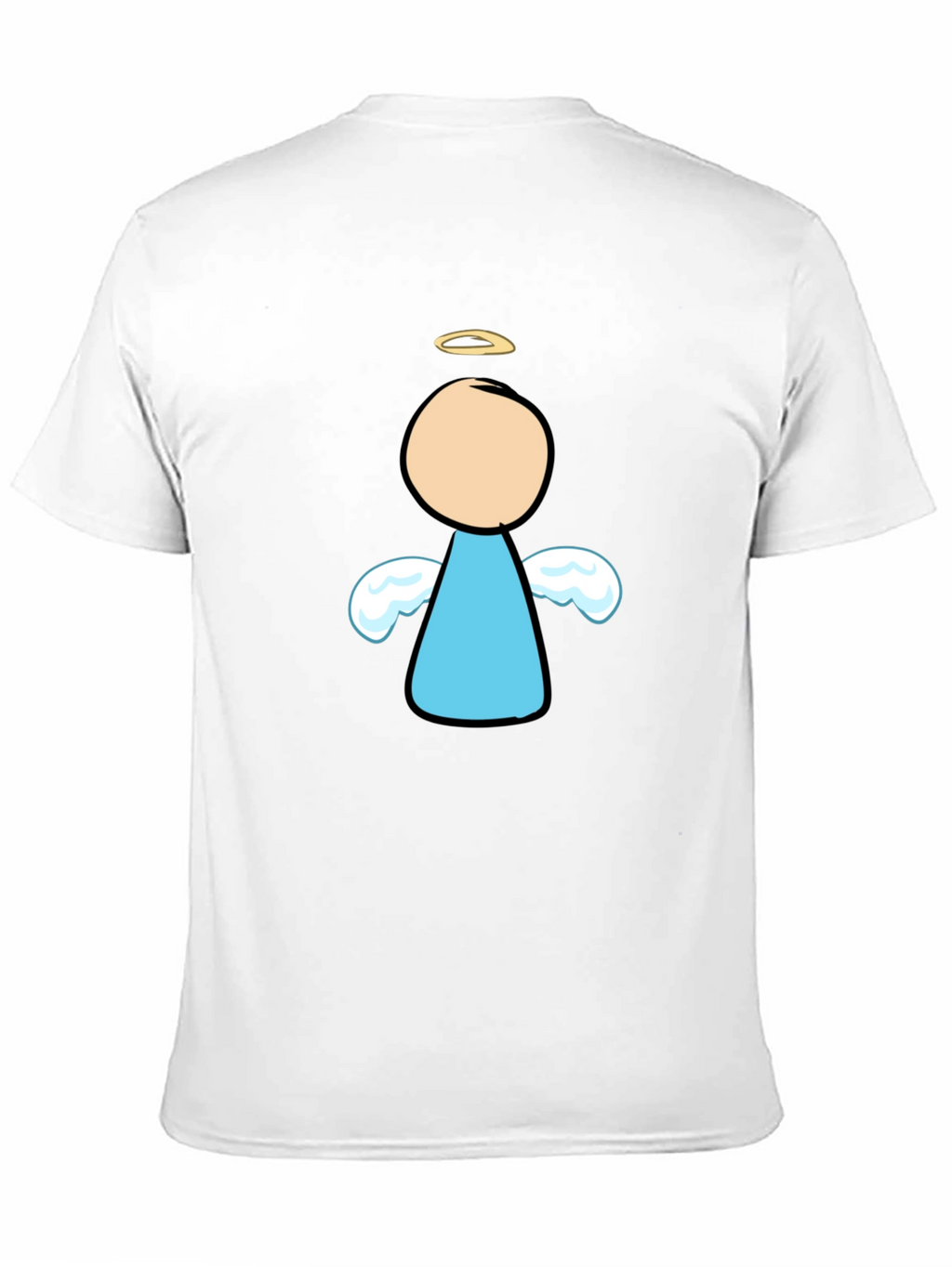 Angel Graphic Black T-Shirt - Unisex