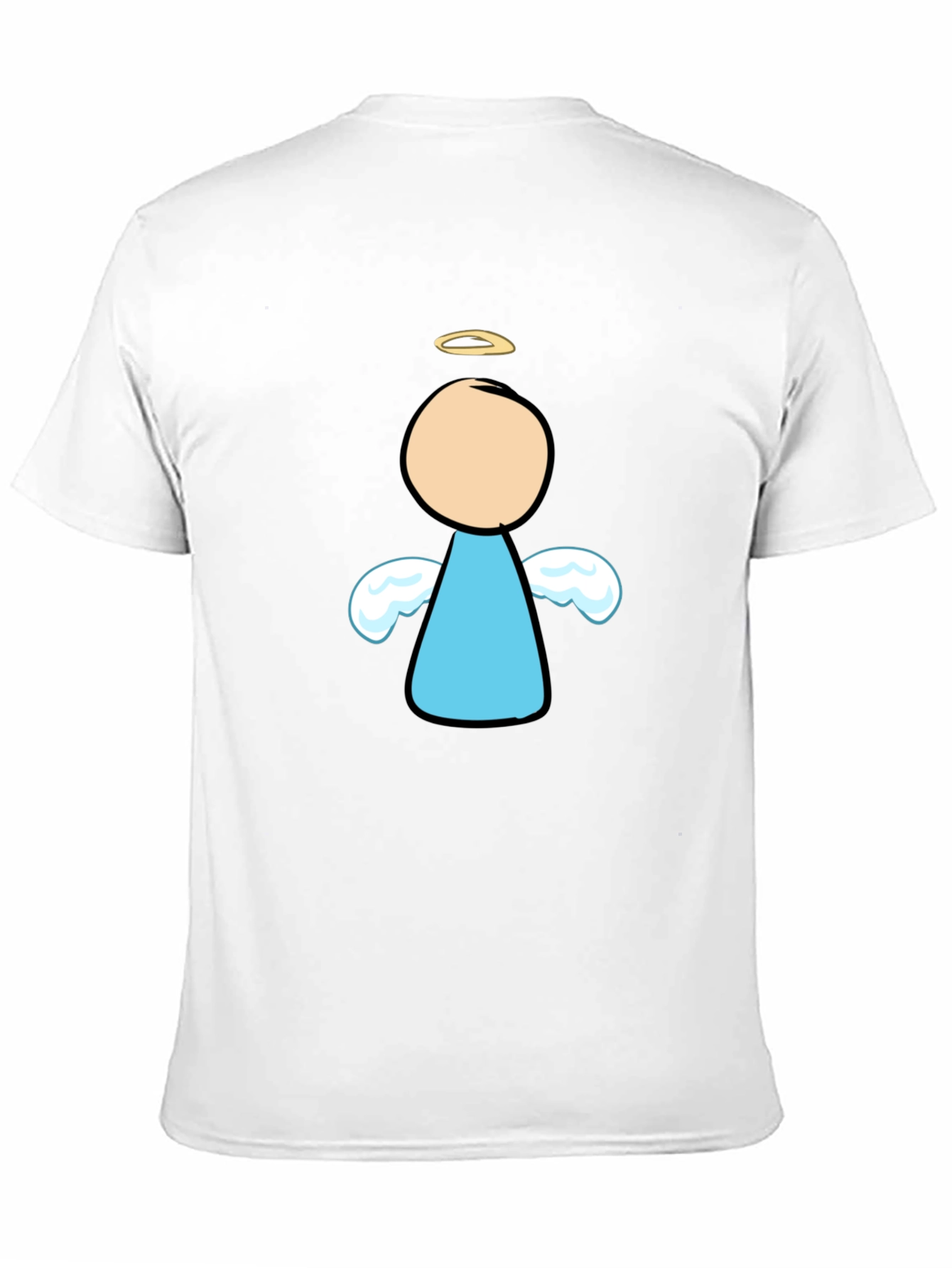 Angel Graphic Black T-Shirt - Unisex