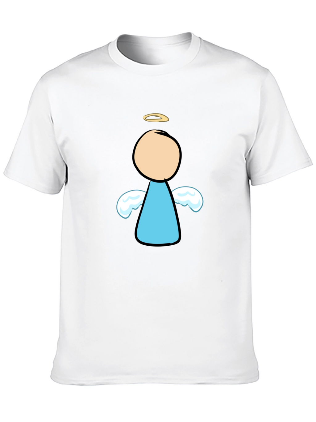 Angel Graphic Black T-Shirt - Unisex