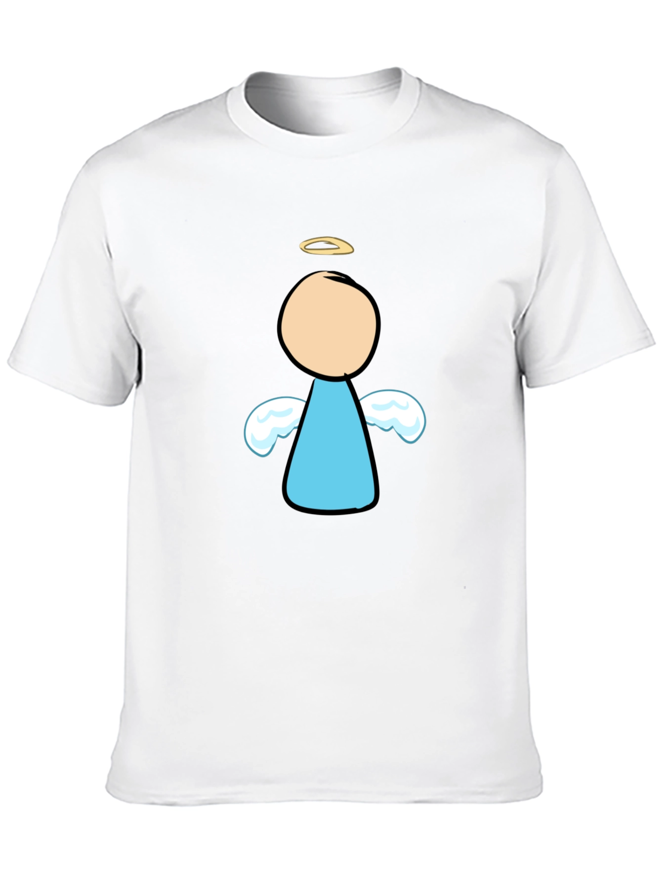 Angel Graphic Black T-Shirt - Unisex