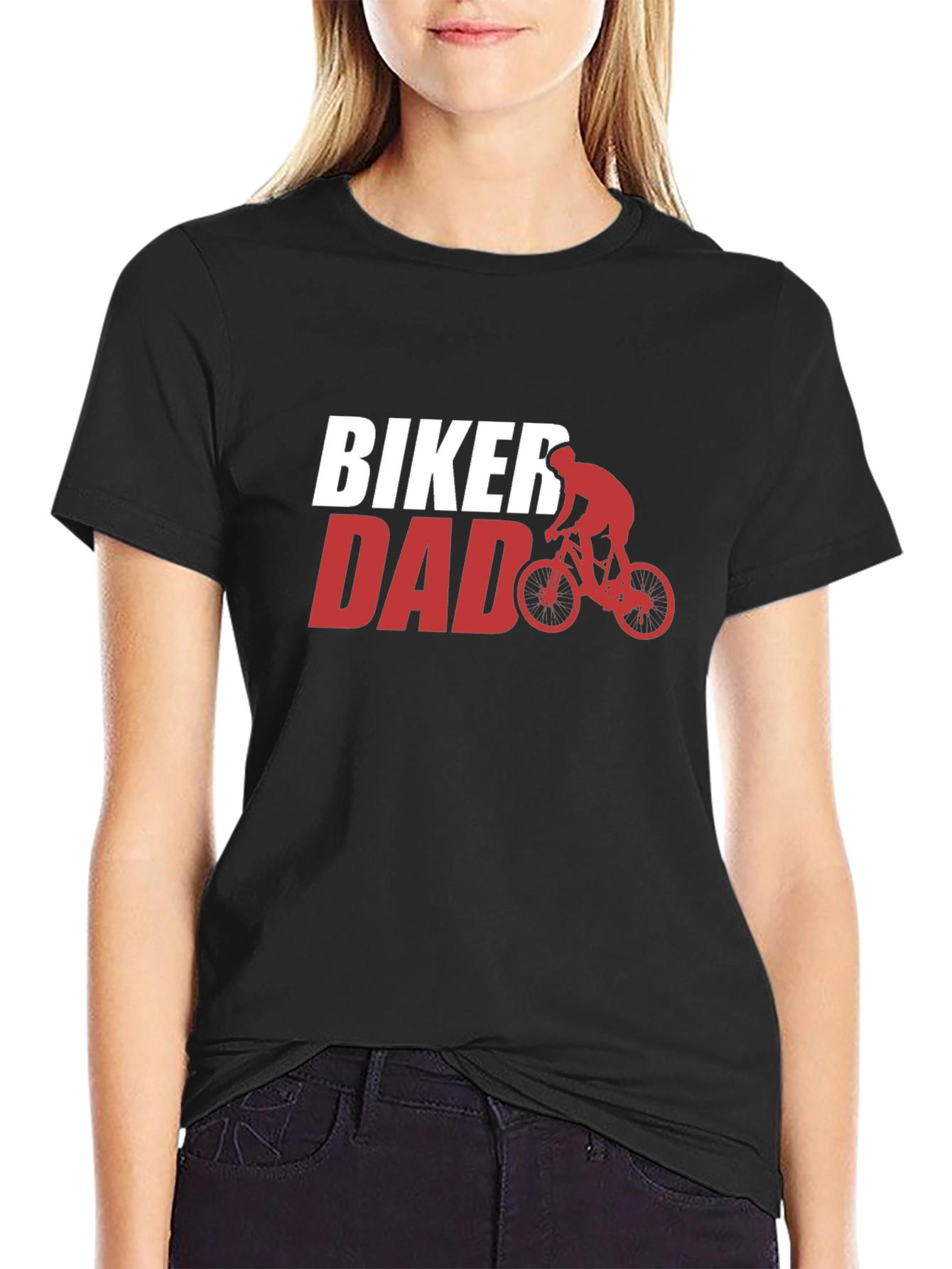 Biker Dad Graphic Tee - Cycling Lover T-Shirt