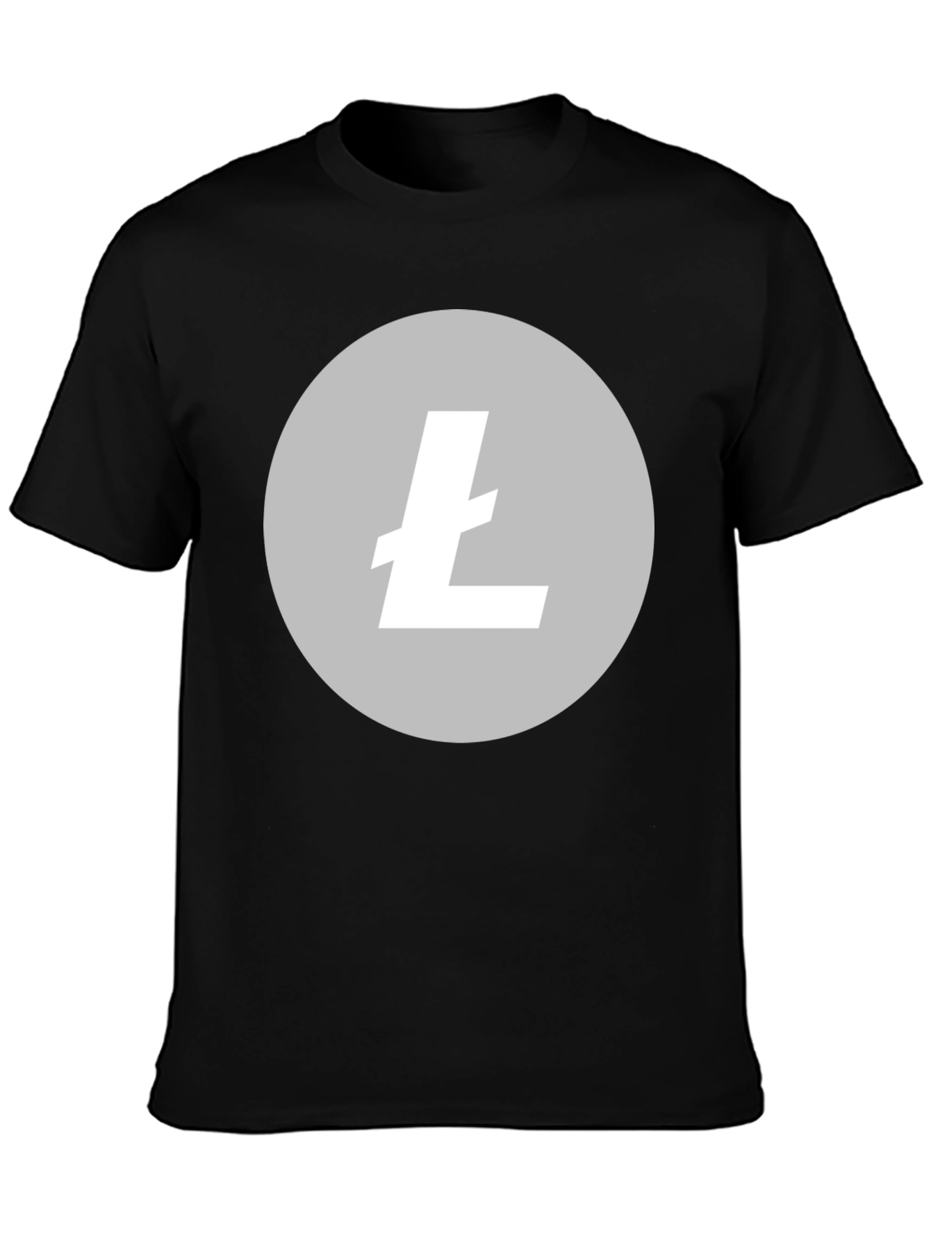Litecoin Crypto Black T-Shirt