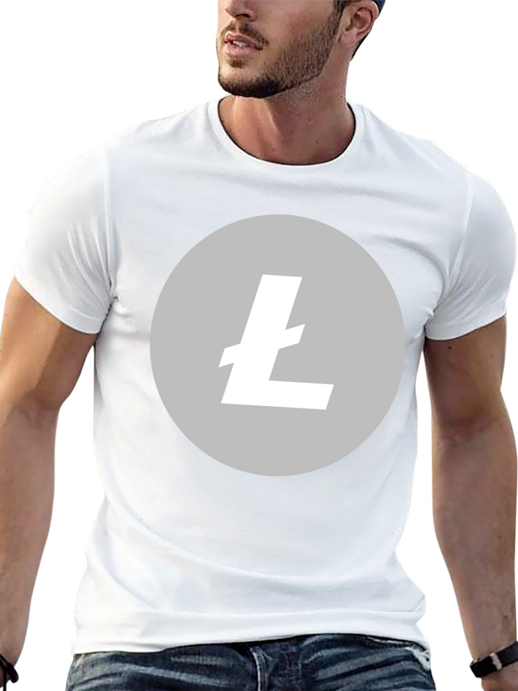Litecoin Crypto Black T-Shirt