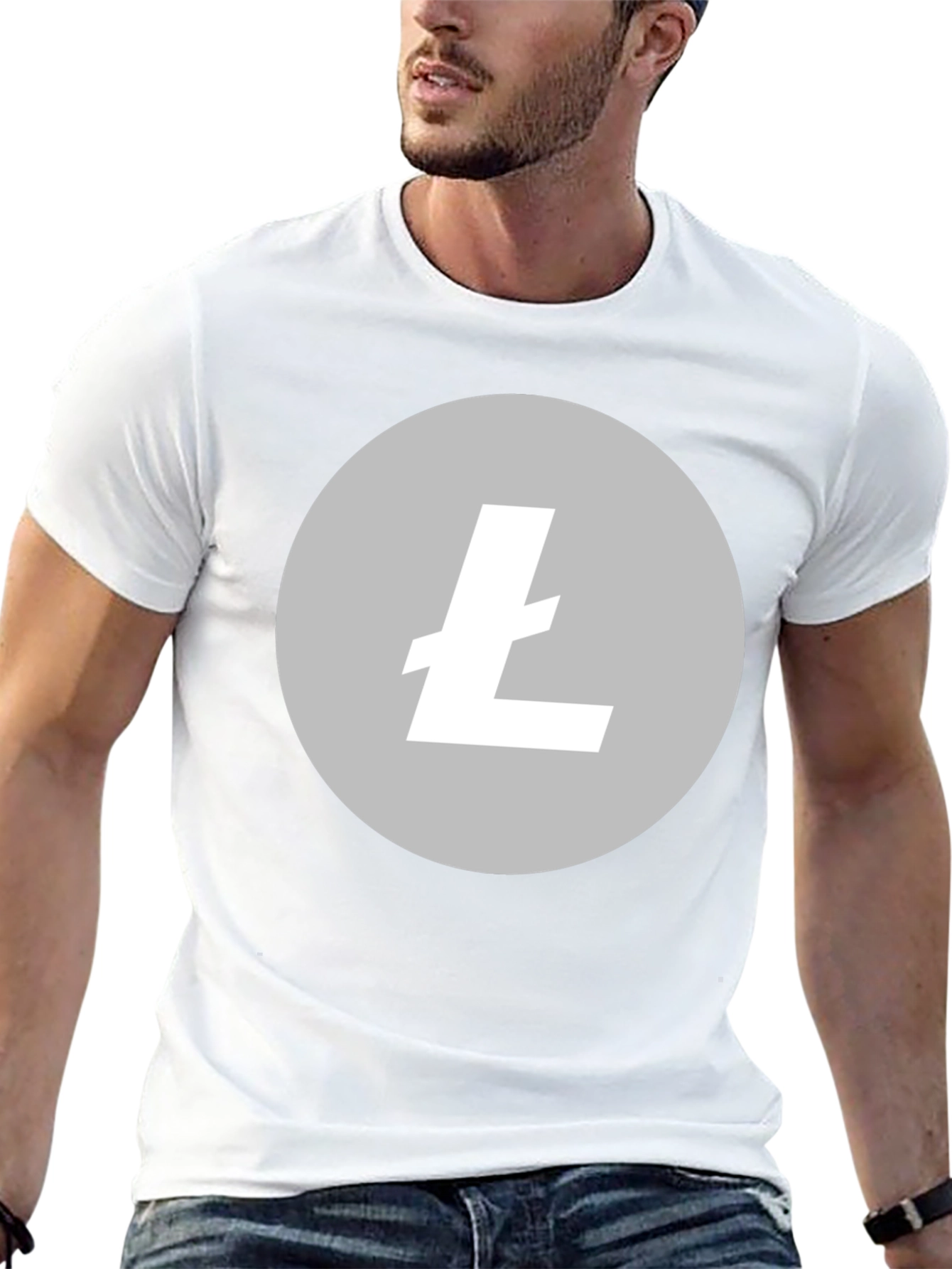 Litecoin Crypto Black T-Shirt