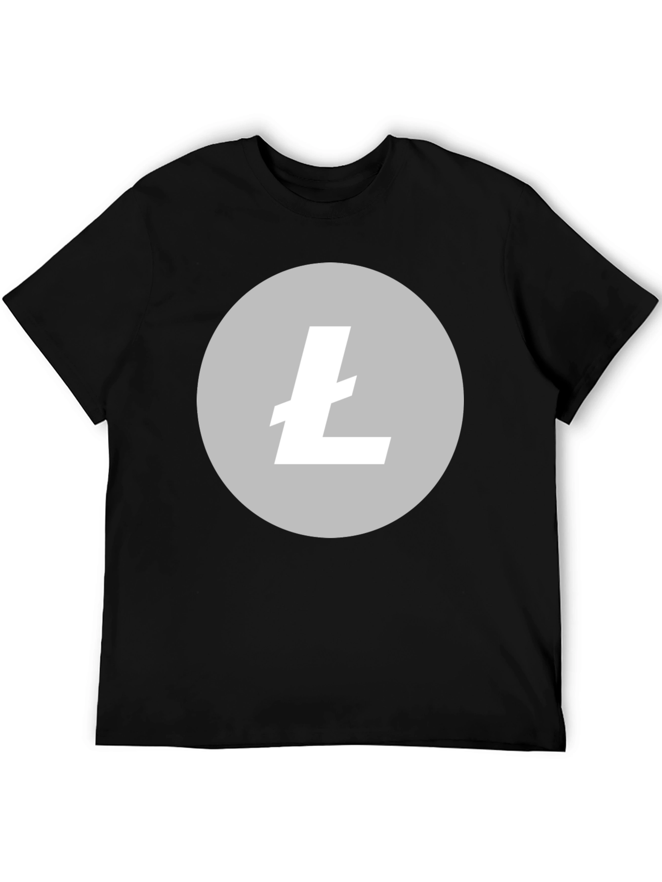 Litecoin Crypto Black T-Shirt