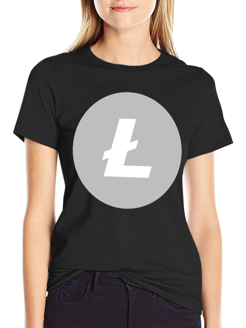 Litecoin Crypto Black T-Shirt
