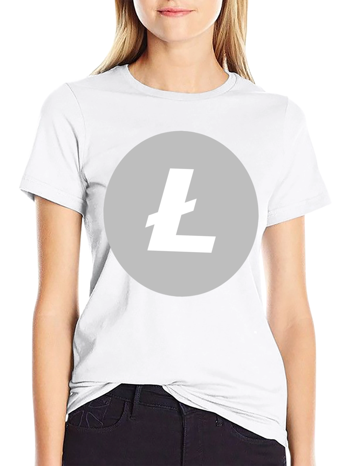 Litecoin Crypto Black T-Shirt
