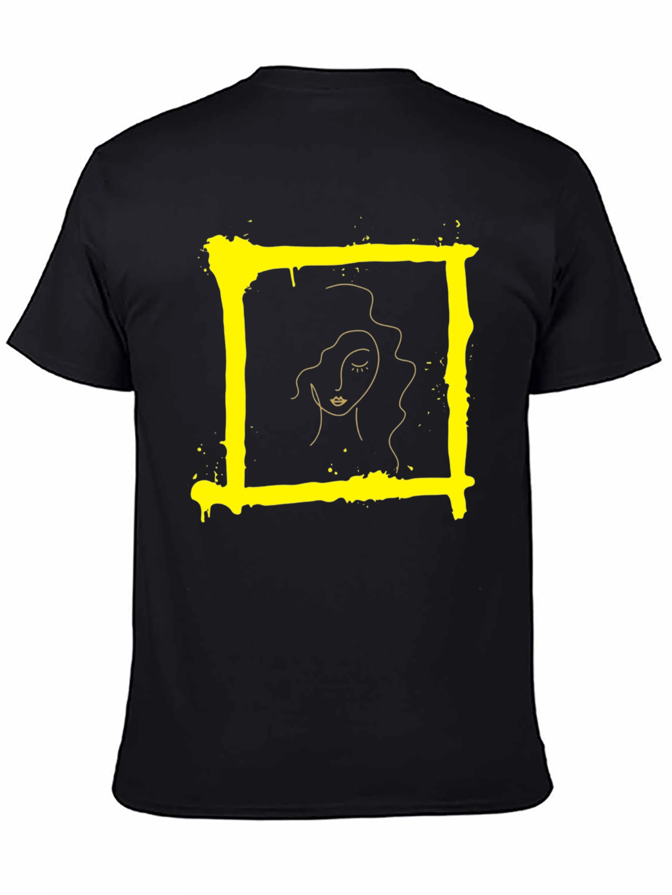 Abstract Portrait Graphic Tee - Modern Art T-Shirt