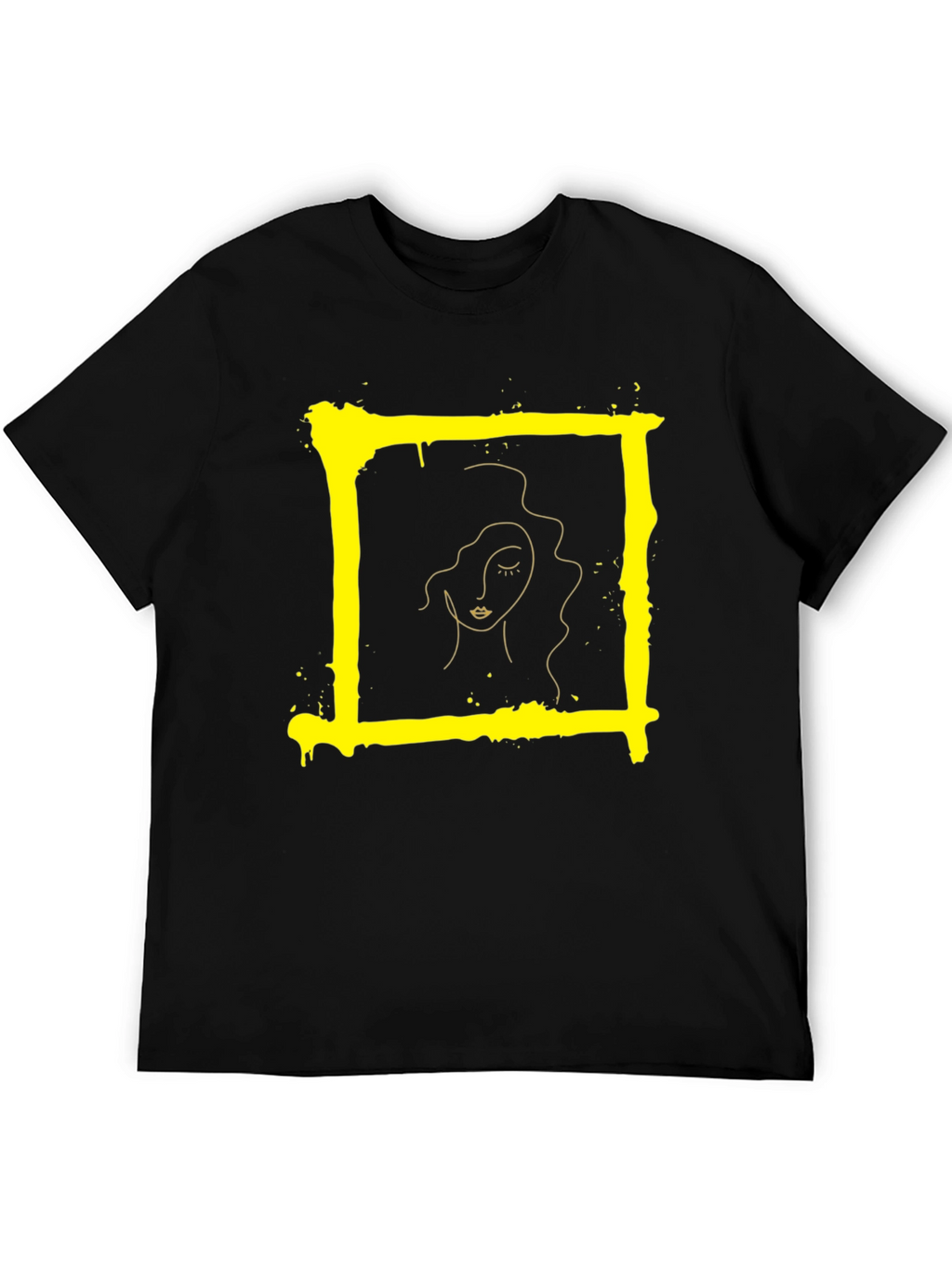 Abstract Portrait Graphic Tee - Modern Art T-Shirt