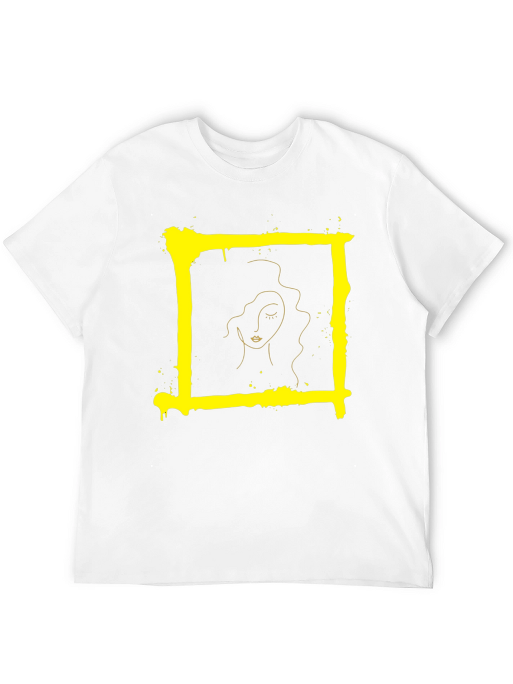 Abstract Portrait Graphic Tee - Modern Art T-Shirt
