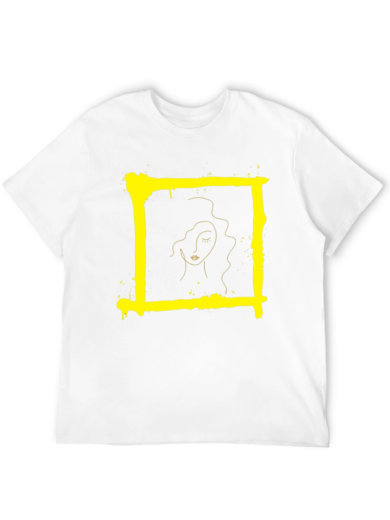 Abstract Portrait Graphic Tee - Modern Art T-Shirt