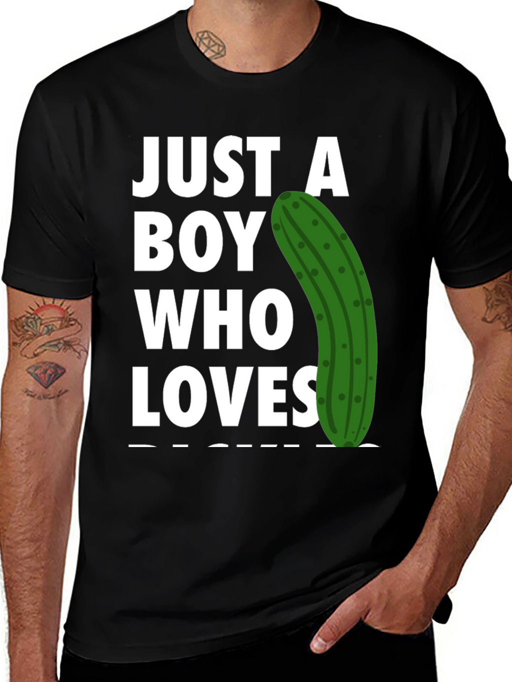 Just a Boy Who Loves Pickles T-Shirt