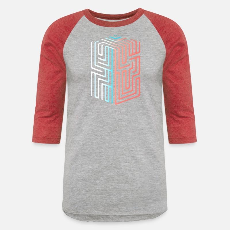 3D Geometric Maze Line Design