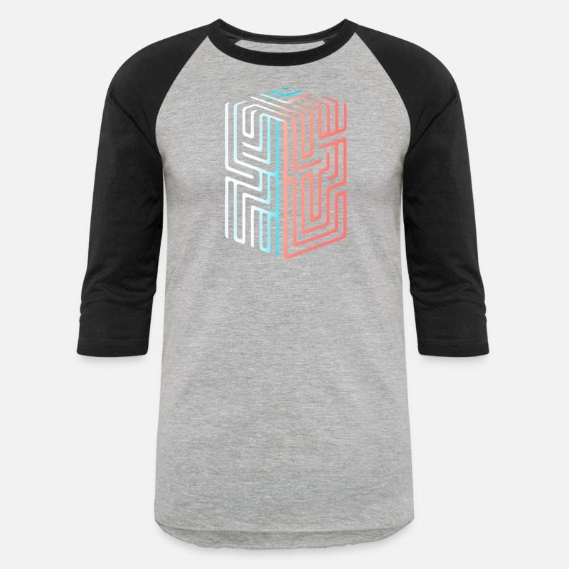 3D Geometric Maze Line Design