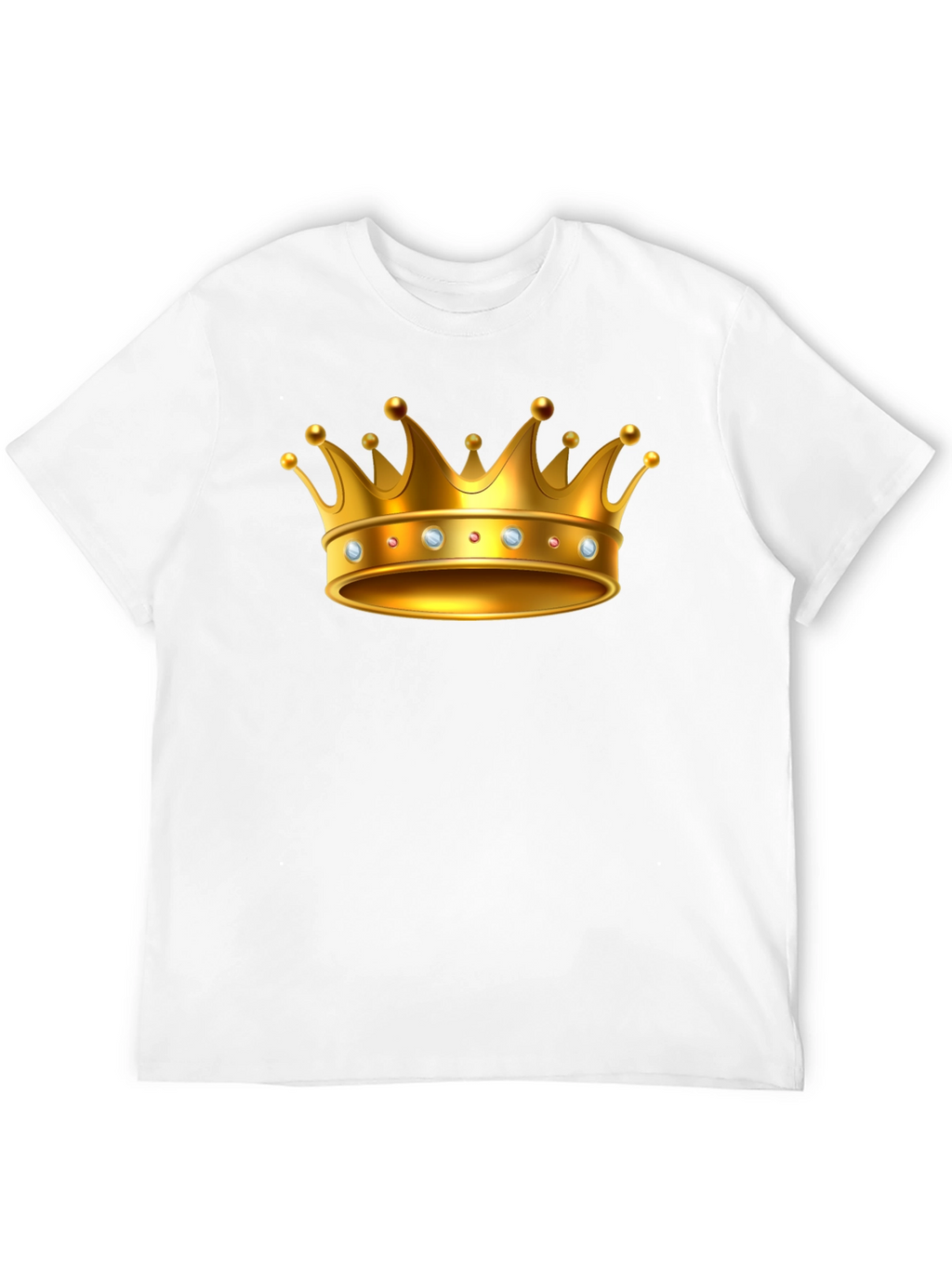 Golden Crown Graphic T-Shirt - Premium Quality