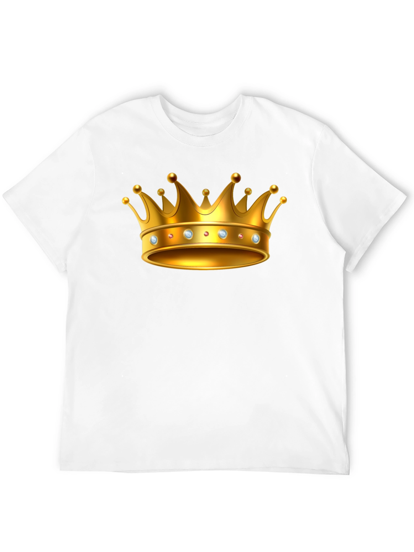 Golden Crown Graphic T-Shirt - Premium Quality