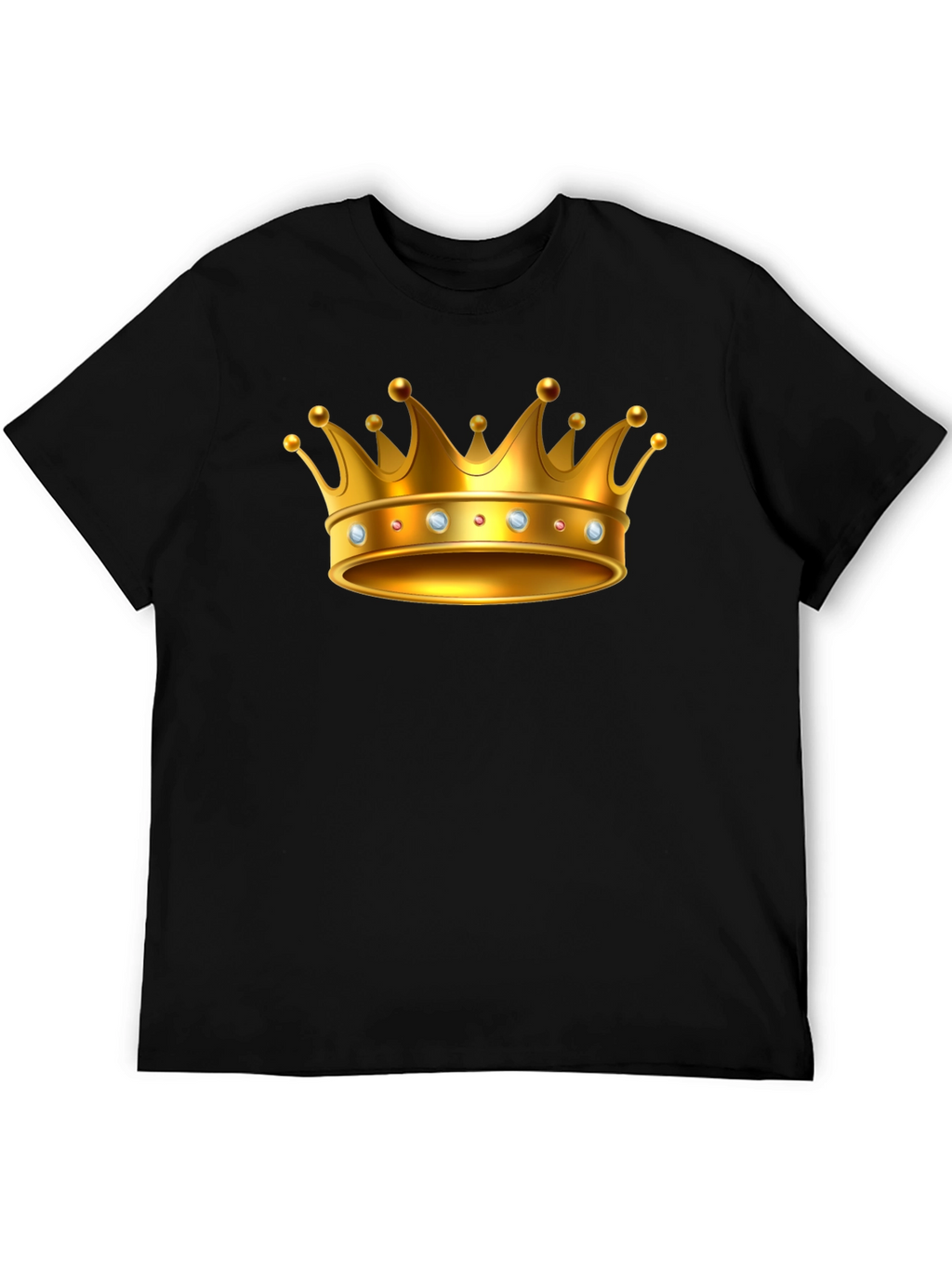 Golden Crown Graphic T-Shirt - Premium Quality
