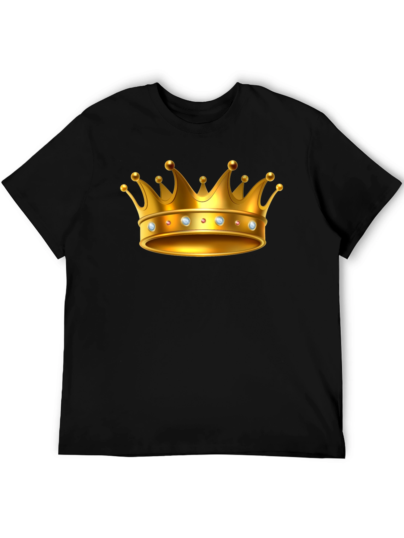 Golden Crown Graphic T-Shirt - Premium Quality