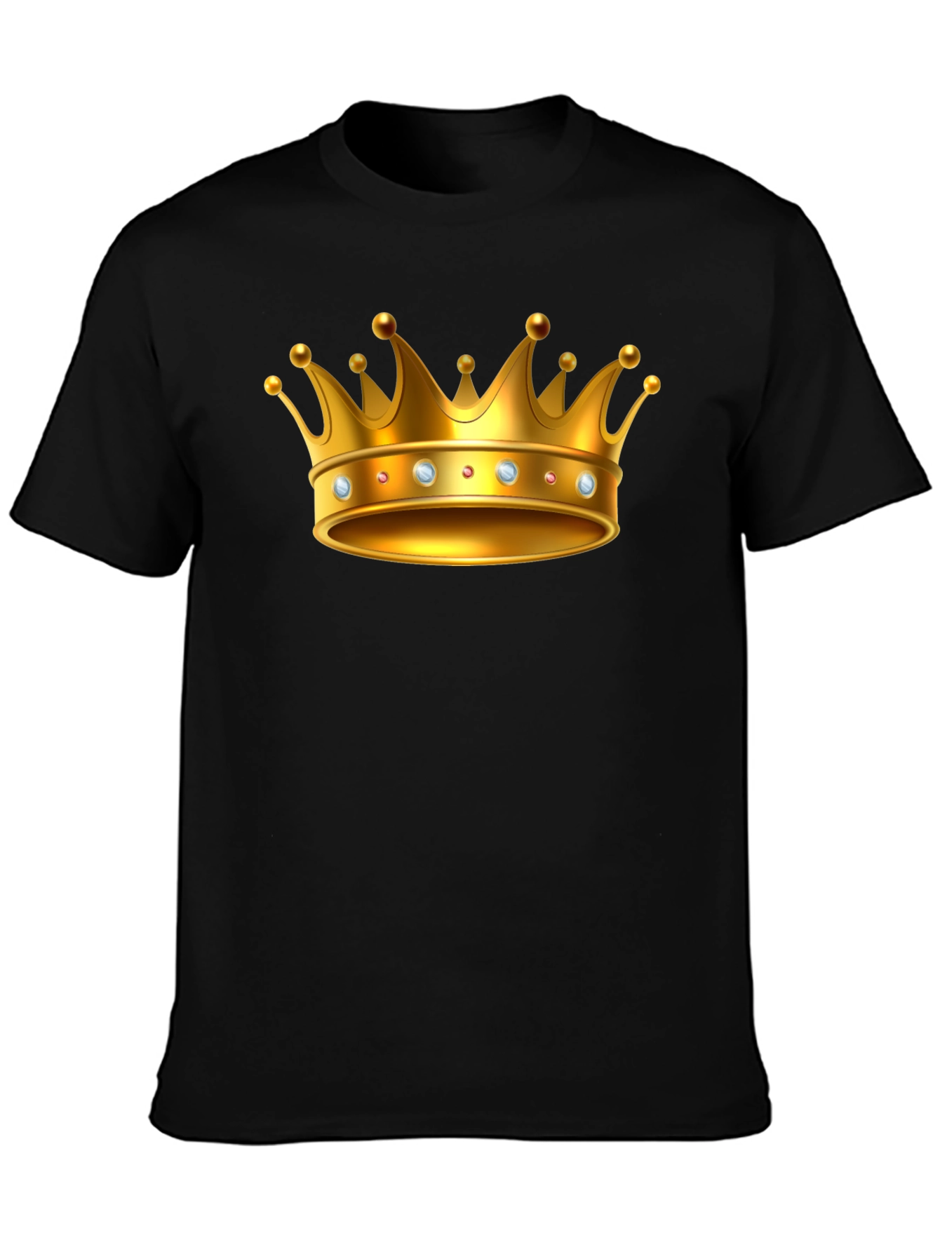 Golden Crown Graphic T-Shirt - Premium Quality