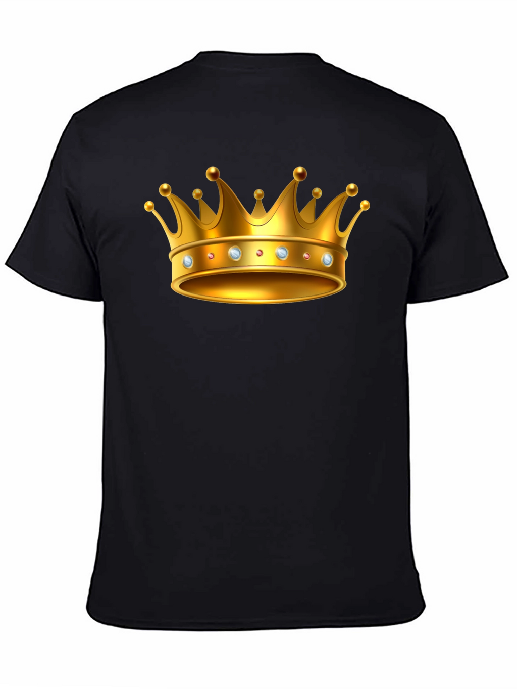 Golden Crown Graphic T-Shirt - Premium Quality