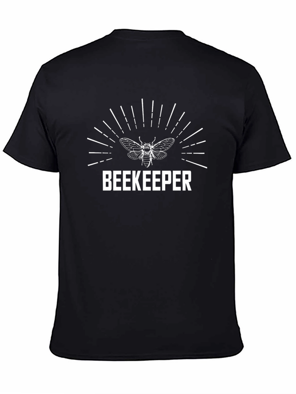 Beekeeper Bee Graphic Black T-Shirt