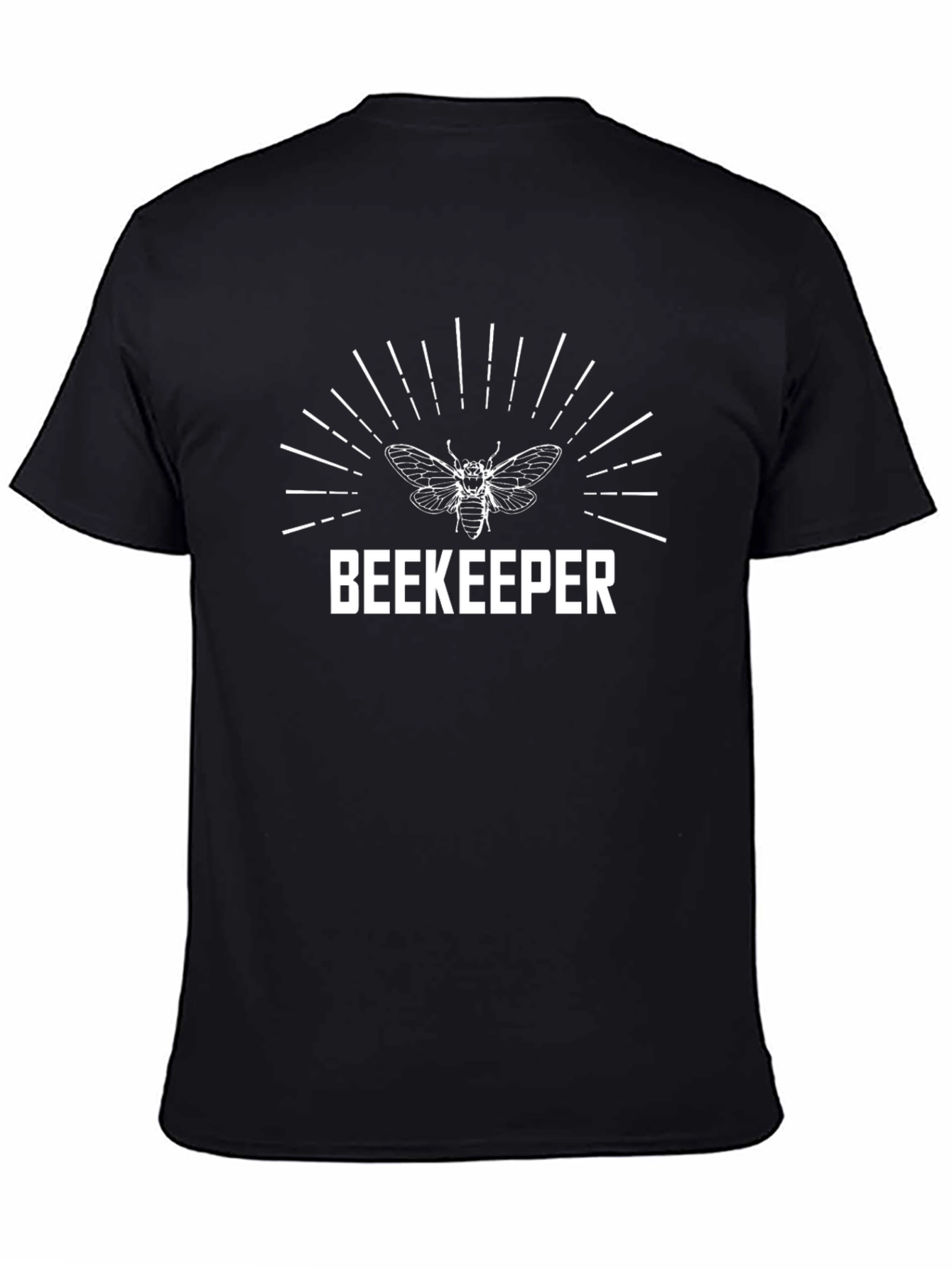 Beekeeper Bee Graphic Black T-Shirt