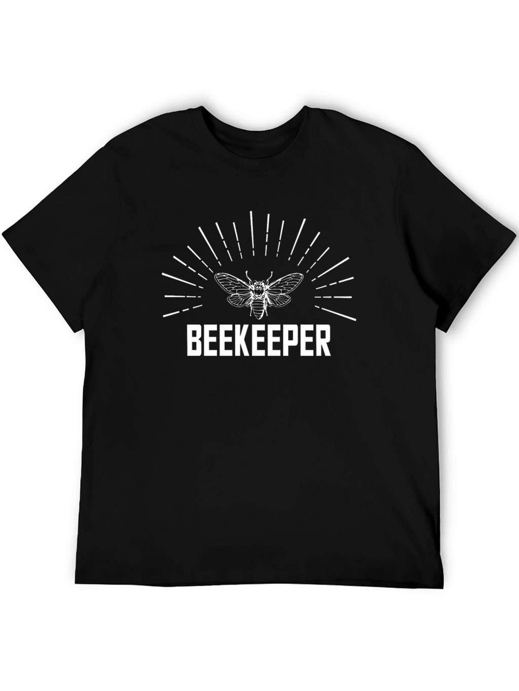 Beekeeper Bee Graphic Black T-Shirt