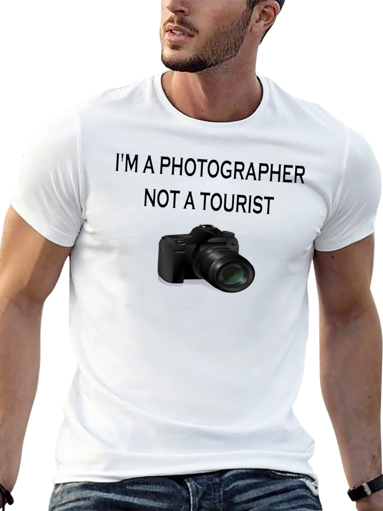 Photographer Tee - Im A Photographer Not A Tourist