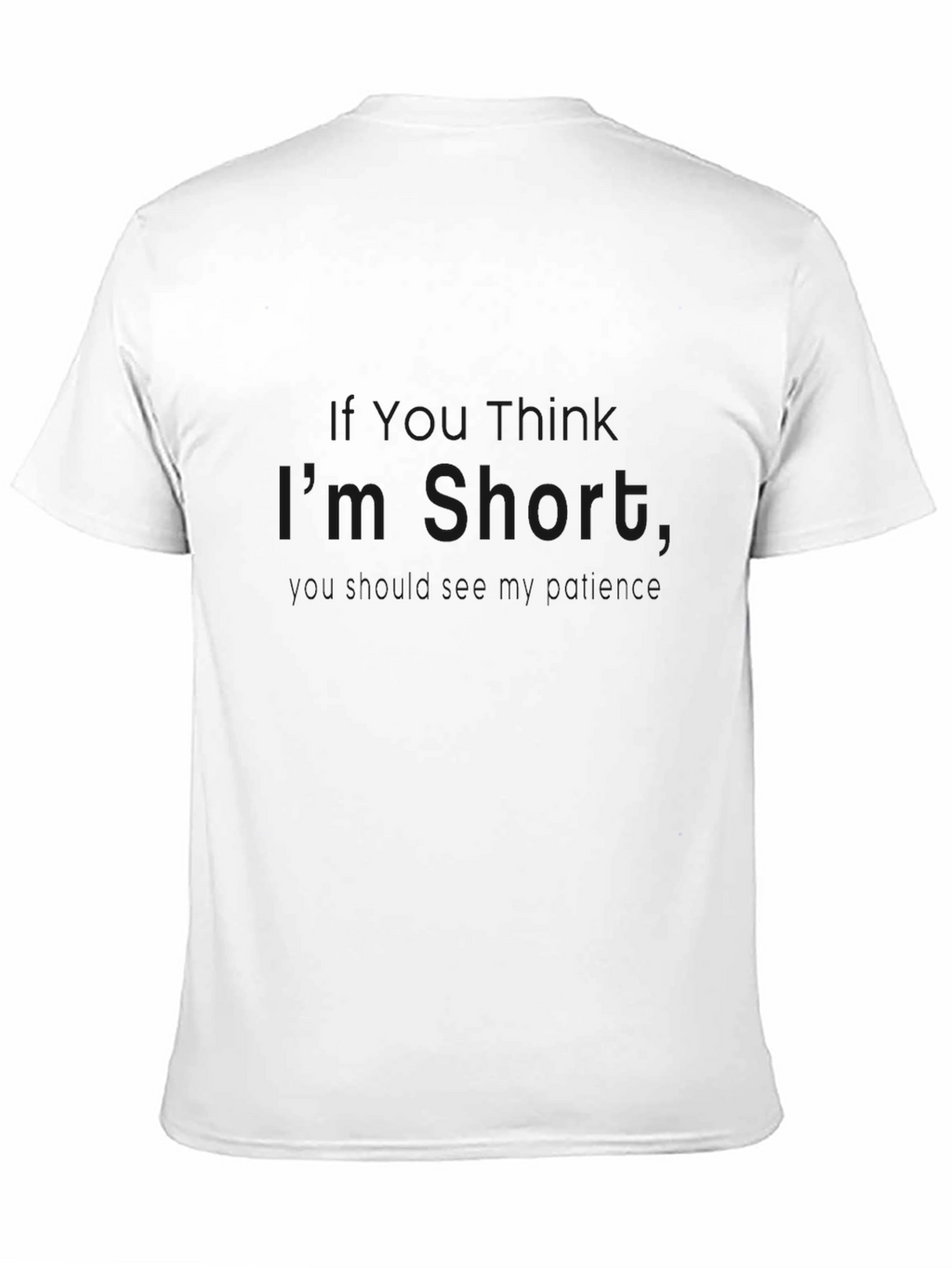 Black T-Shirt with Humorous Graphic