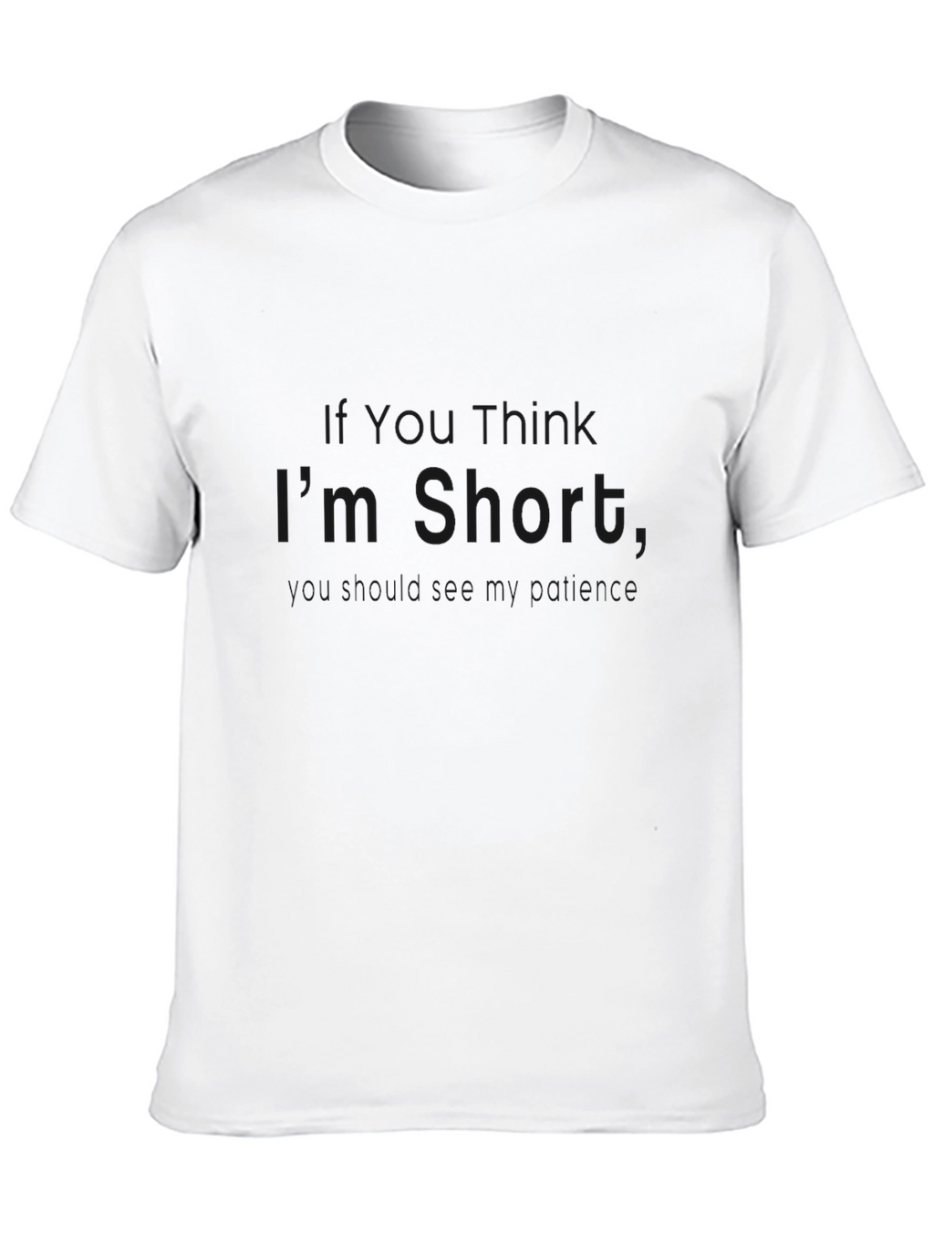 Black T-Shirt with Humorous Graphic
