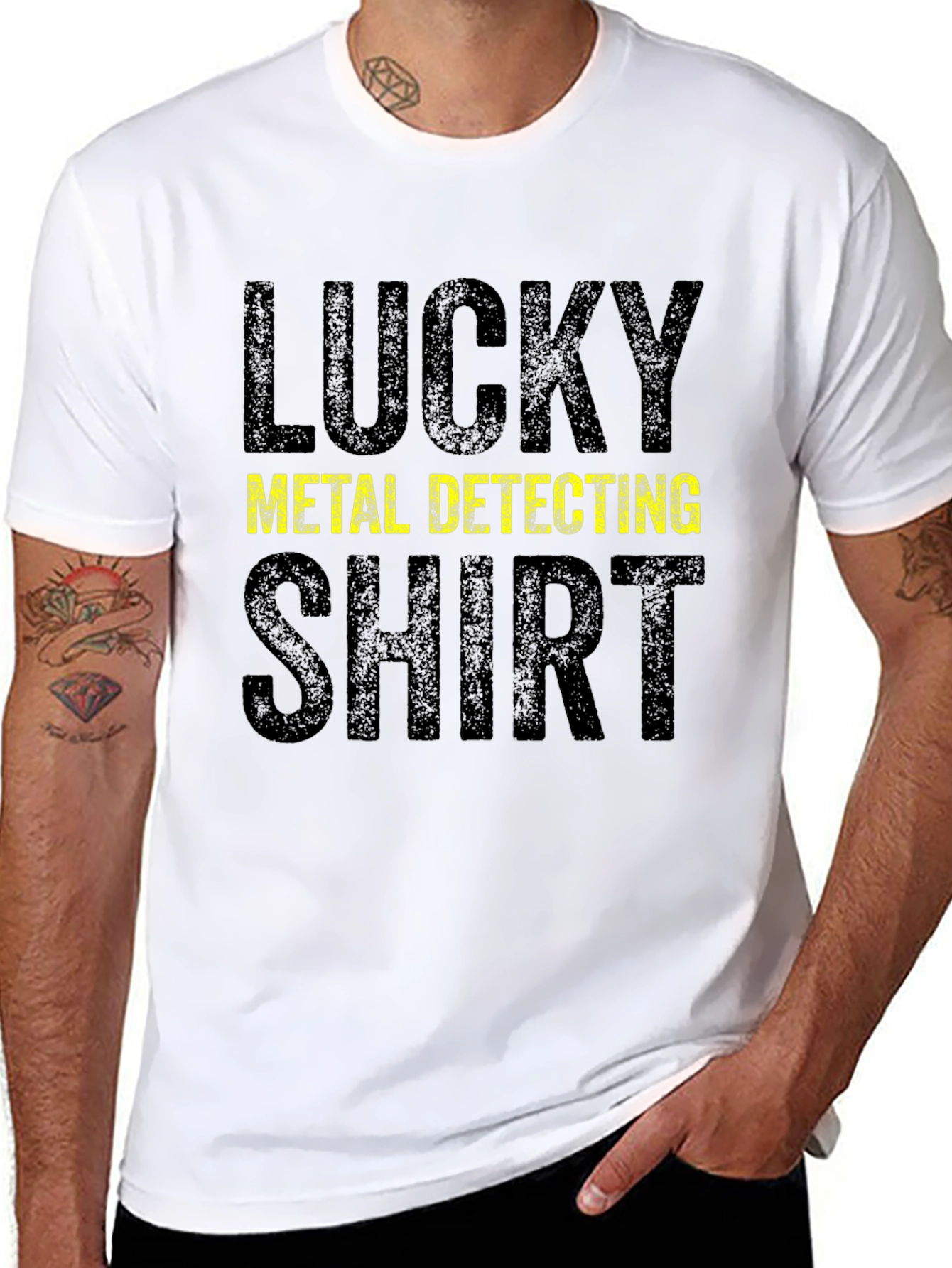 Lucky Metal Detecting Shirt - Black