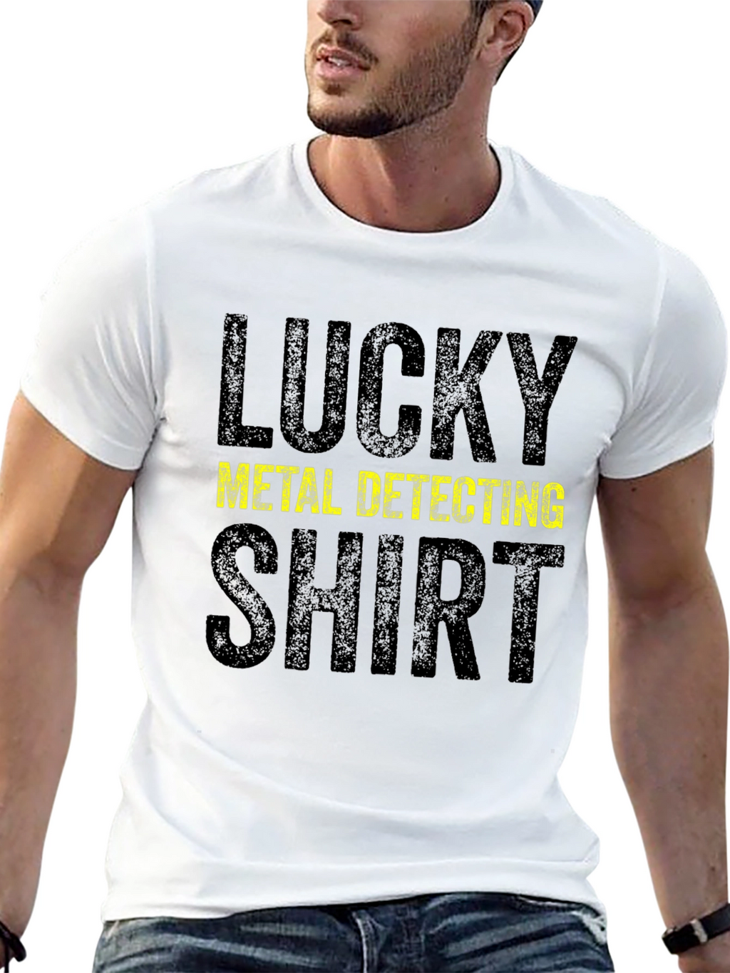 Lucky Metal Detecting Shirt - Black