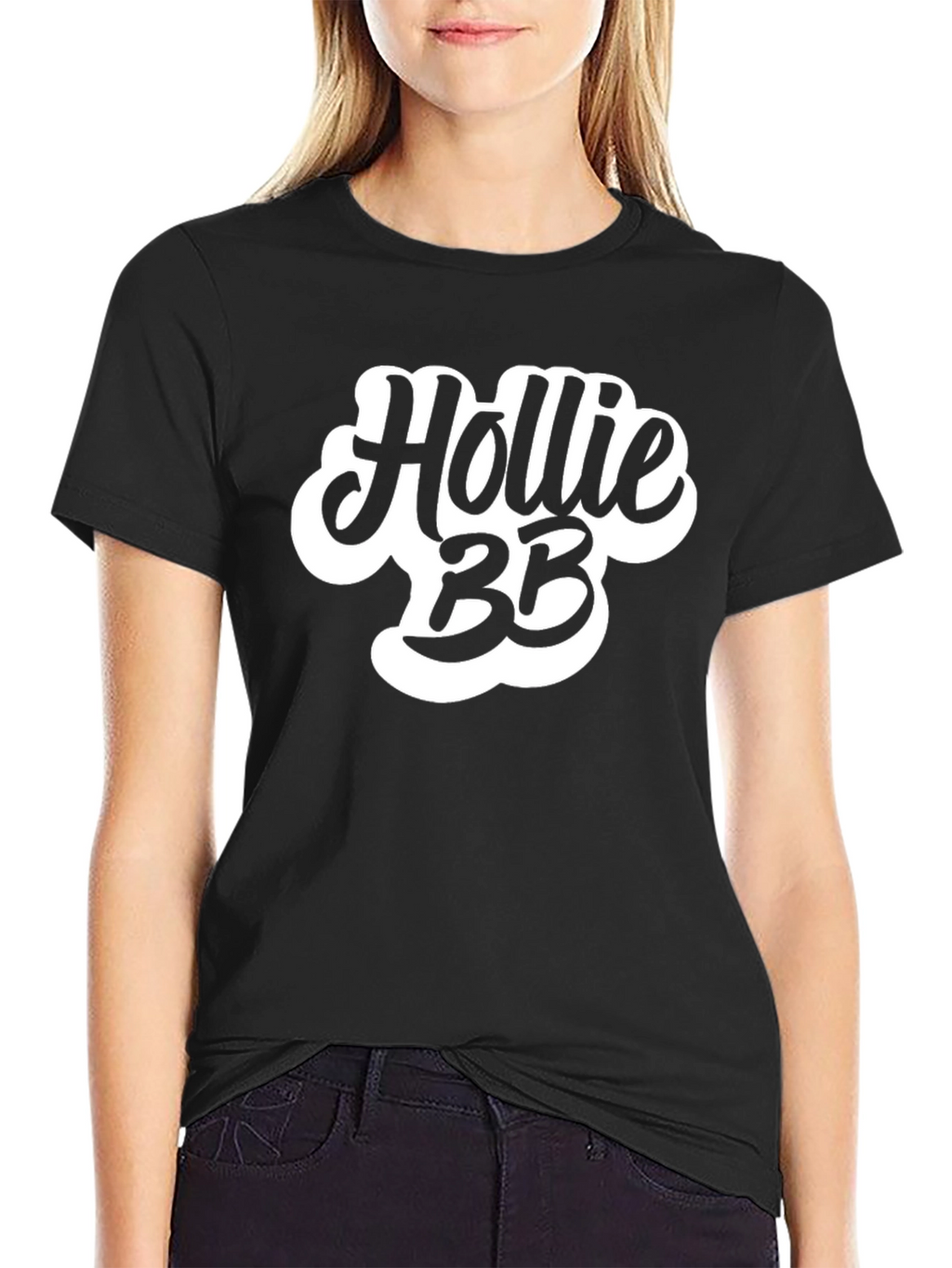 Hollie BB Black Graphic T-Shirt